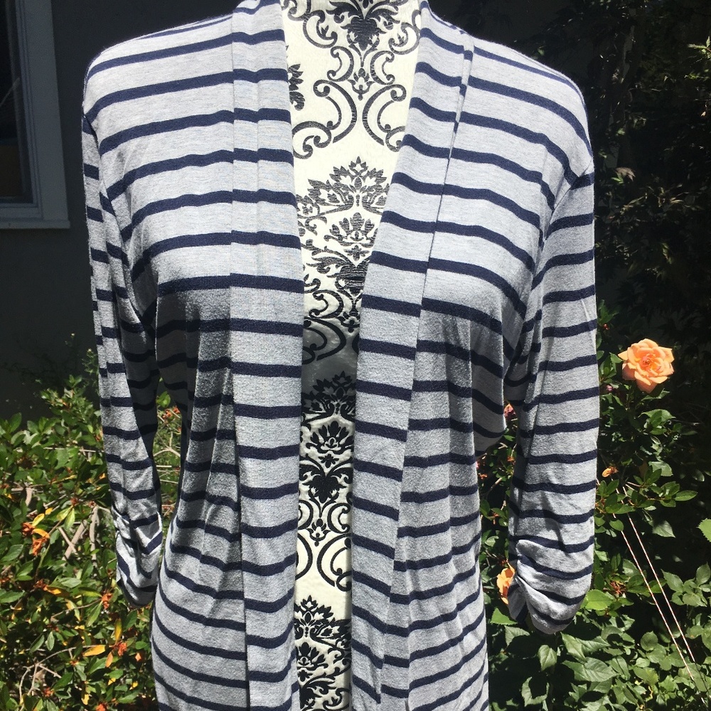EcoSkin Striped Cardigan